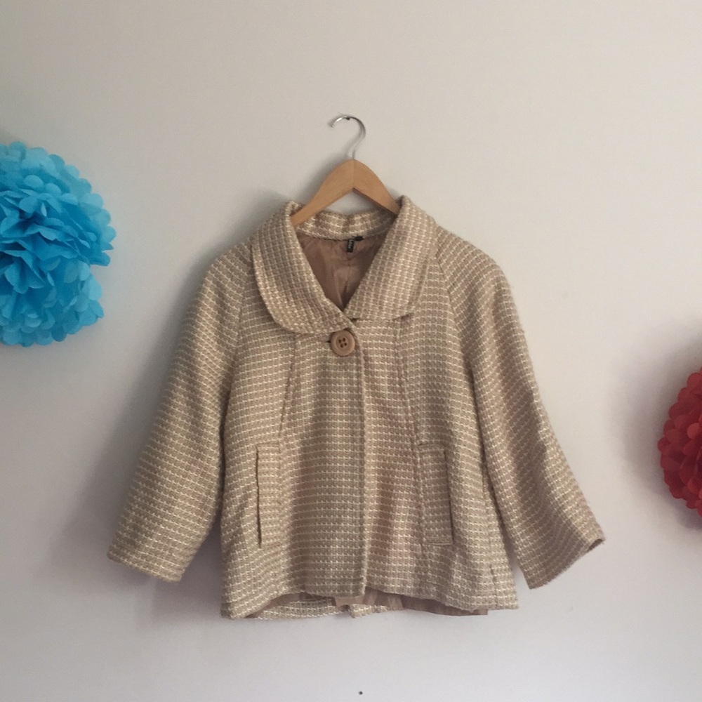 Gold Tweed Jacket